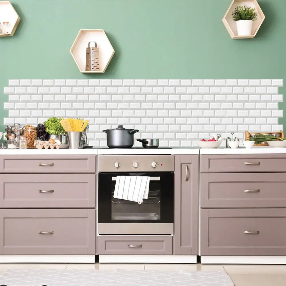 Dán Tường Gạch 3D Chống Thấm Tự Dính Trang Trí Ký Túc Xá