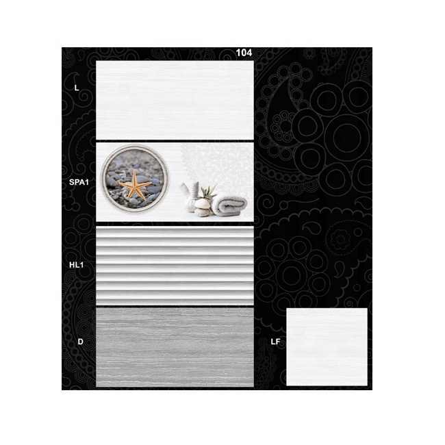 Indian Factory Glazed Polished Marble Tile Modern Classic Design Decorative Ceramic Wall Tile on Sale