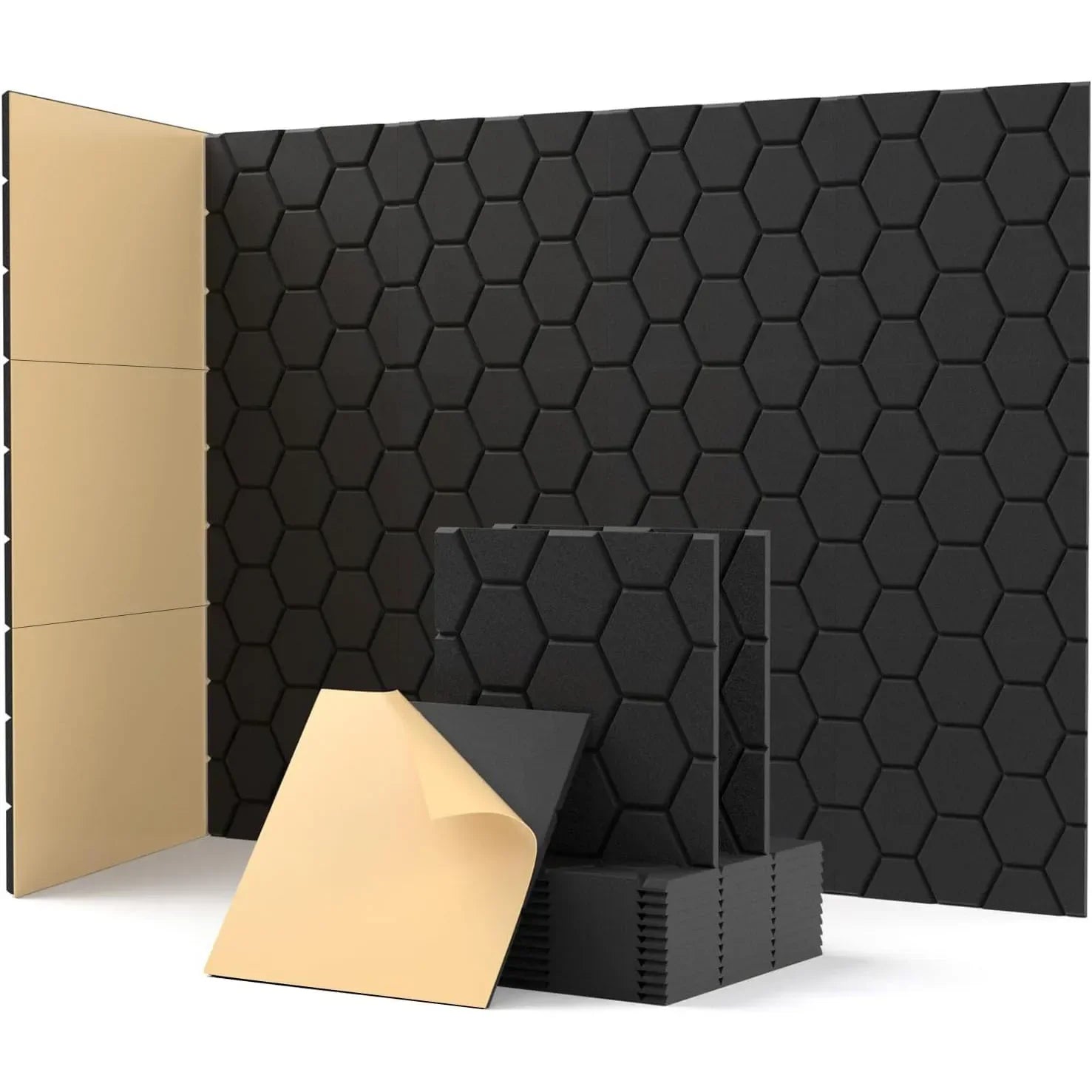 Panel Tường Honeycomb Felt Cách Âm Dính Sẵn Cho Phòng Trẻ