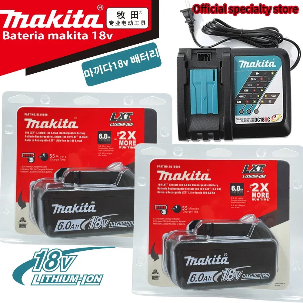 Pin Makita 18V 6Ah Phu Hop Voi BL1840 BL1830B Va BL1850