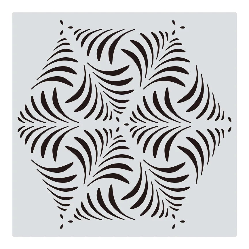 1Pcs 30*30cm Geometric Mandala DIY Layering Stencils Wall Painting Scrapbook Coloring Embossing Album Decorative Template