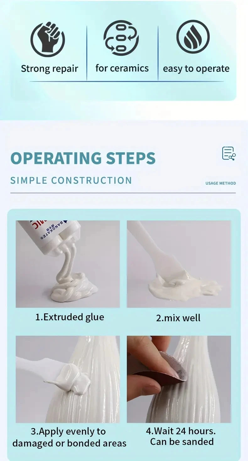 Keo Trám Sứ & Gạch Men - Lấp Nứt, Phục Hồi Bề Mặt