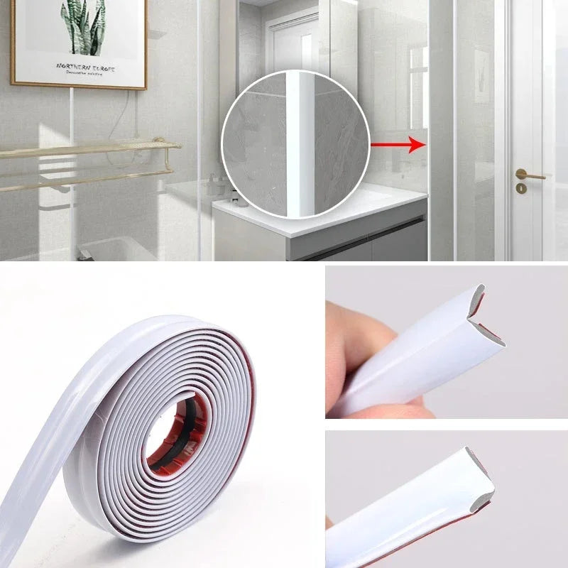 Nẹp Góc Tường Dán Keo 2m PVC Chống Va Đập Chống Thấm