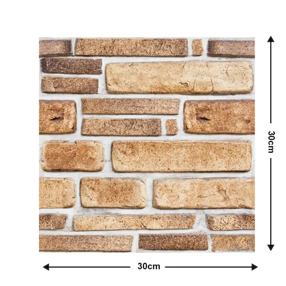 Bedroom Brick Design Waterproof Dormitory Wallboard Renovation Background Wallpaper Wall Decal 3D Wallpaper For Wall Decoration