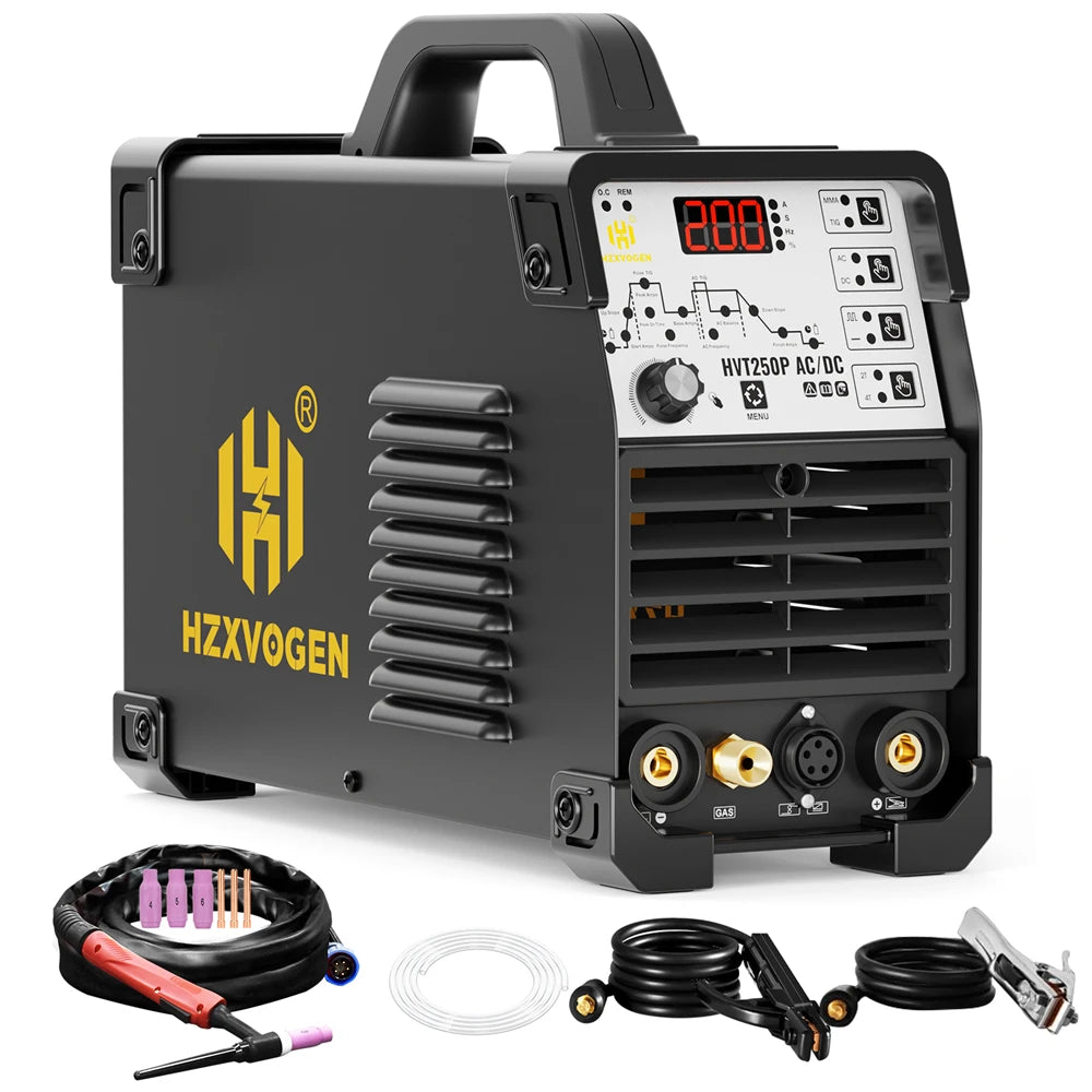 Máy Hàn TIG 6 Trong 1 HZXVOGEN 200A AC DC MMA IGBT 220V