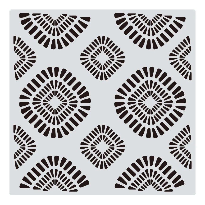 1Pcs 30*30cm Geometric Mandala DIY Layering Stencils Wall Painting Scrapbook Coloring Embossing Album Decorative Template