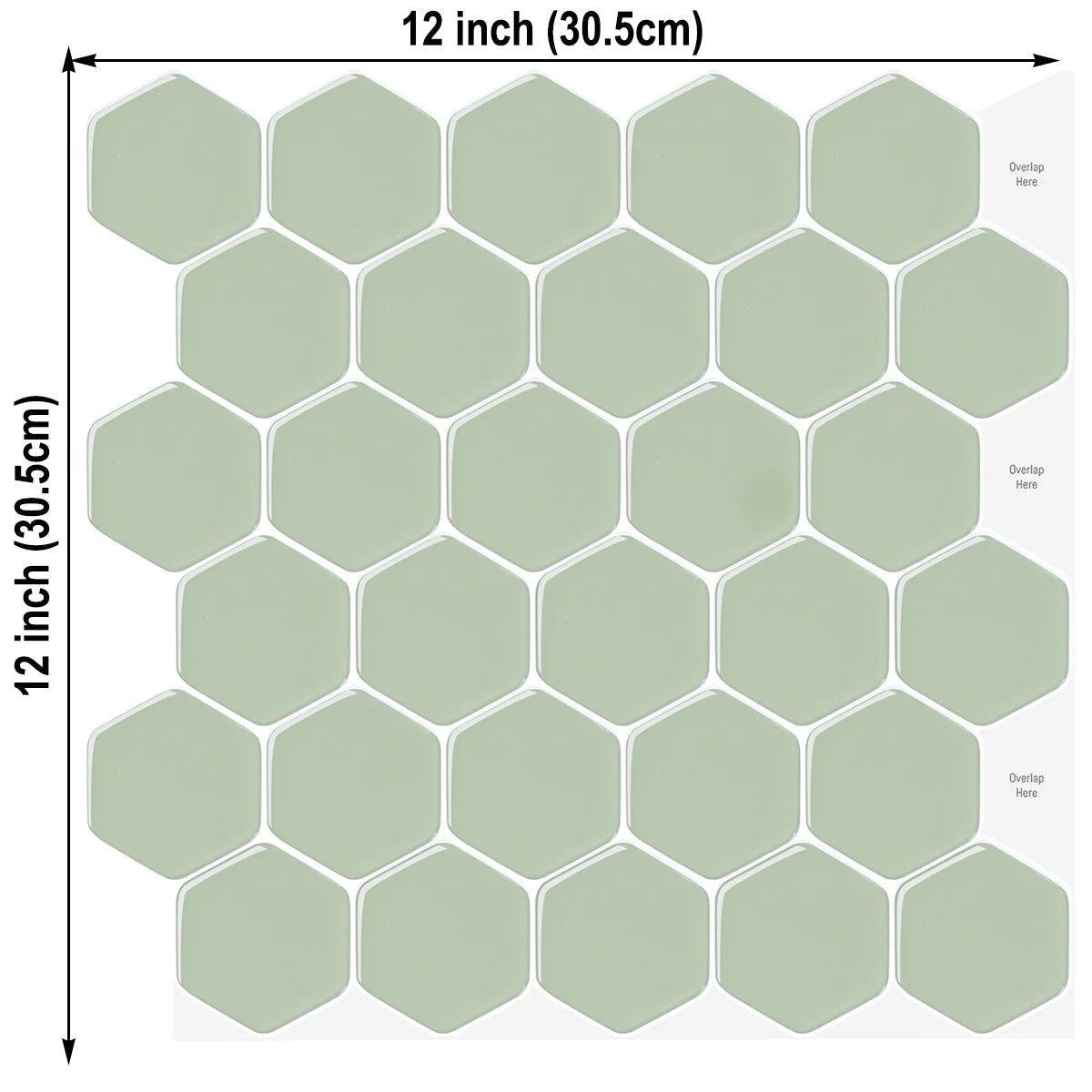 Vividtiles 3D Vinyl Dán Dính Ốp Tường Bếp Chống Nước Bền