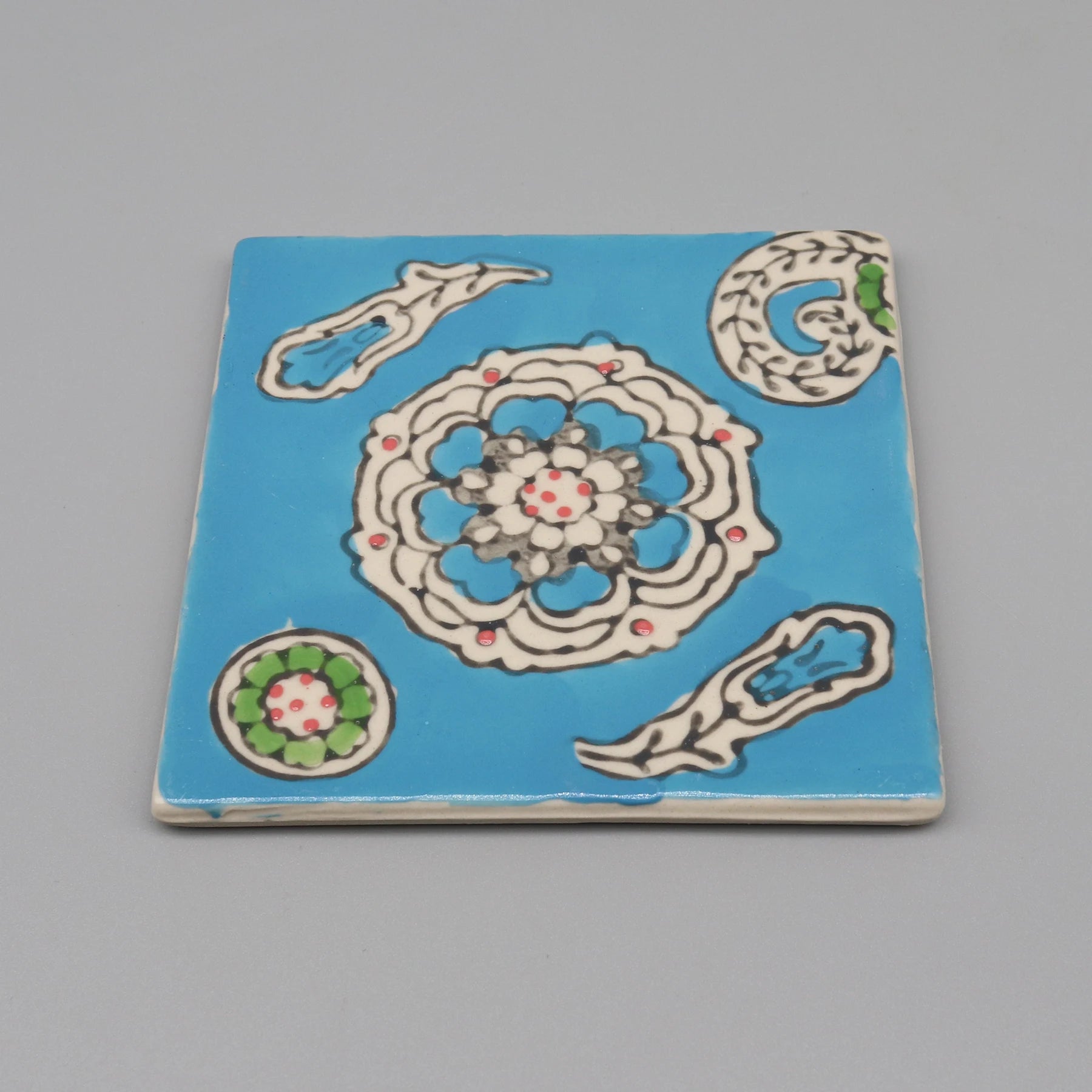 Gạch Men Trang Trí Xanh Trắng - Sắc Màu Ngôi Nhà