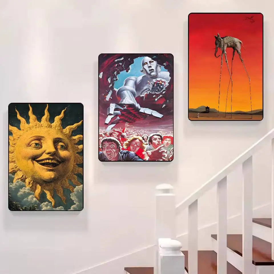 Tranh Surrealism Salvador Dali Poster Dan Tuong Chiu Nuoc