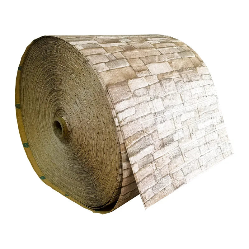 Gach Op Tuong Gia 3D Foam Dinh 10M Trang Tri Phong Khach