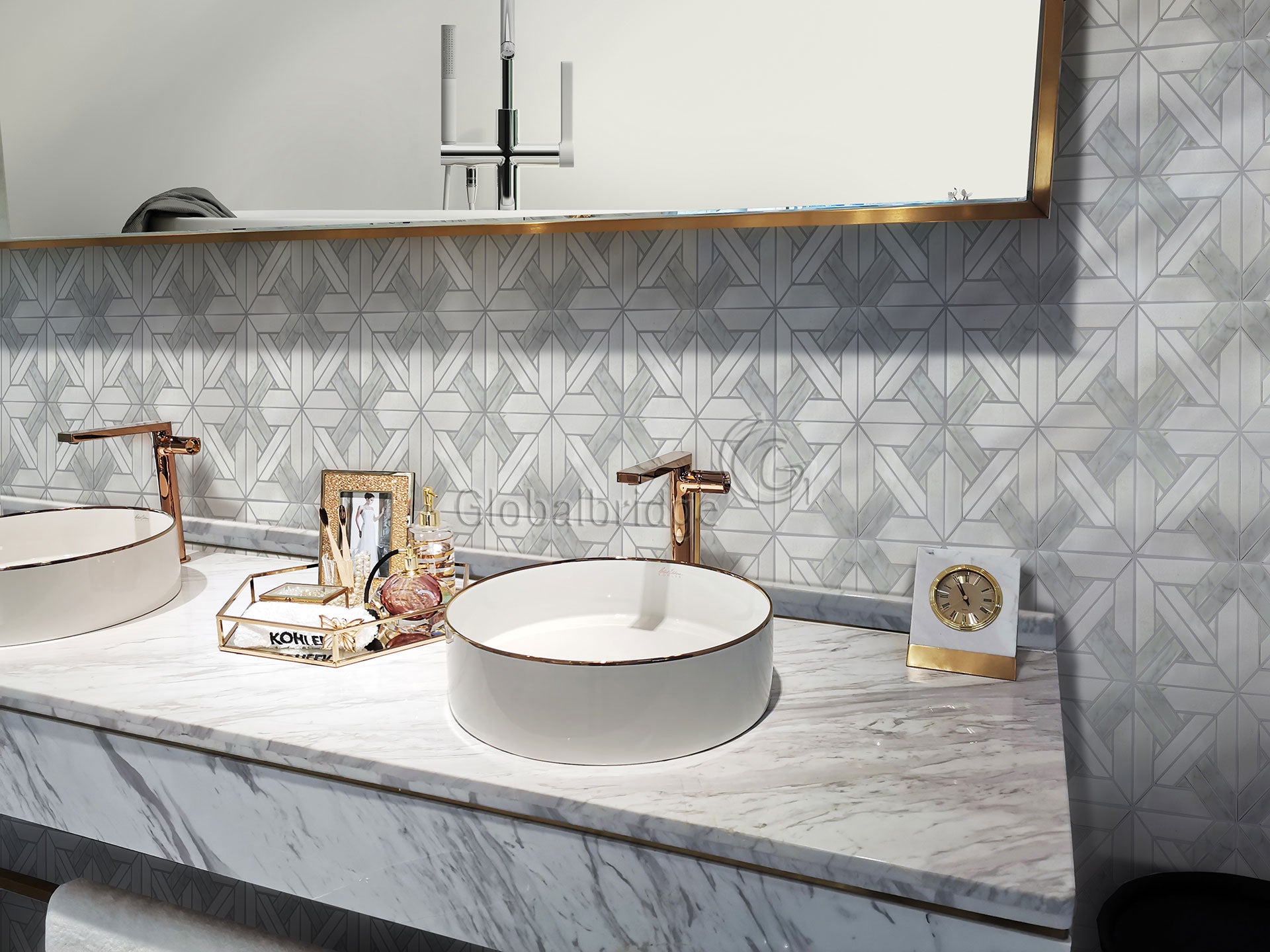 MOSAIC ĐÁ TỔNG HỢP MÀU SẮC