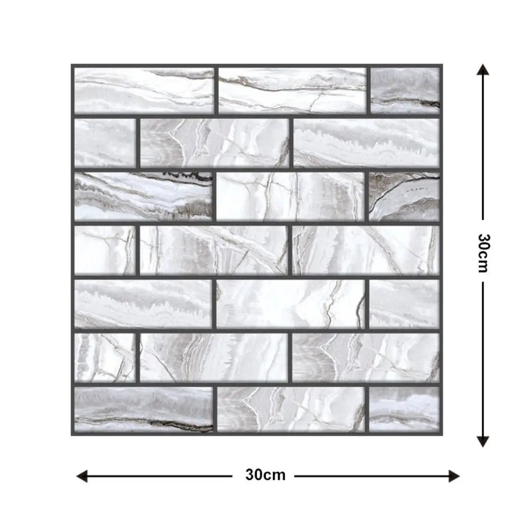 Dán Tường Gạch 3D Chống Thấm Tự Dính Trang Trí Ký Túc Xá