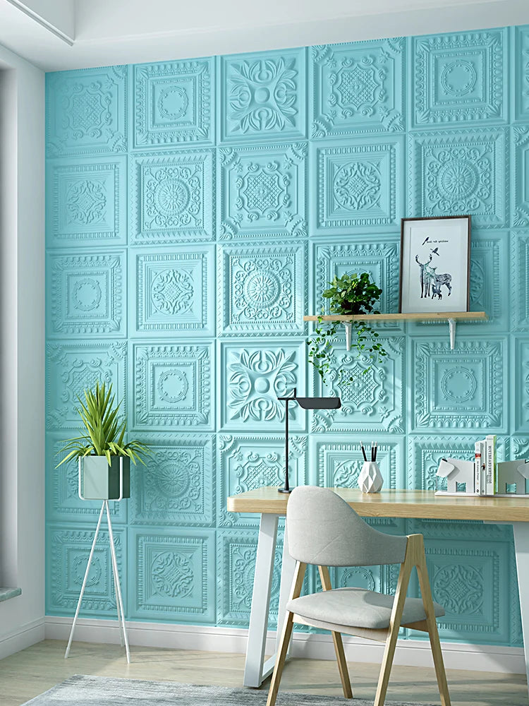 Dán Tường Nordic 3D Tự Dính Trang Trí Phòng Ngủ Phòng Khách