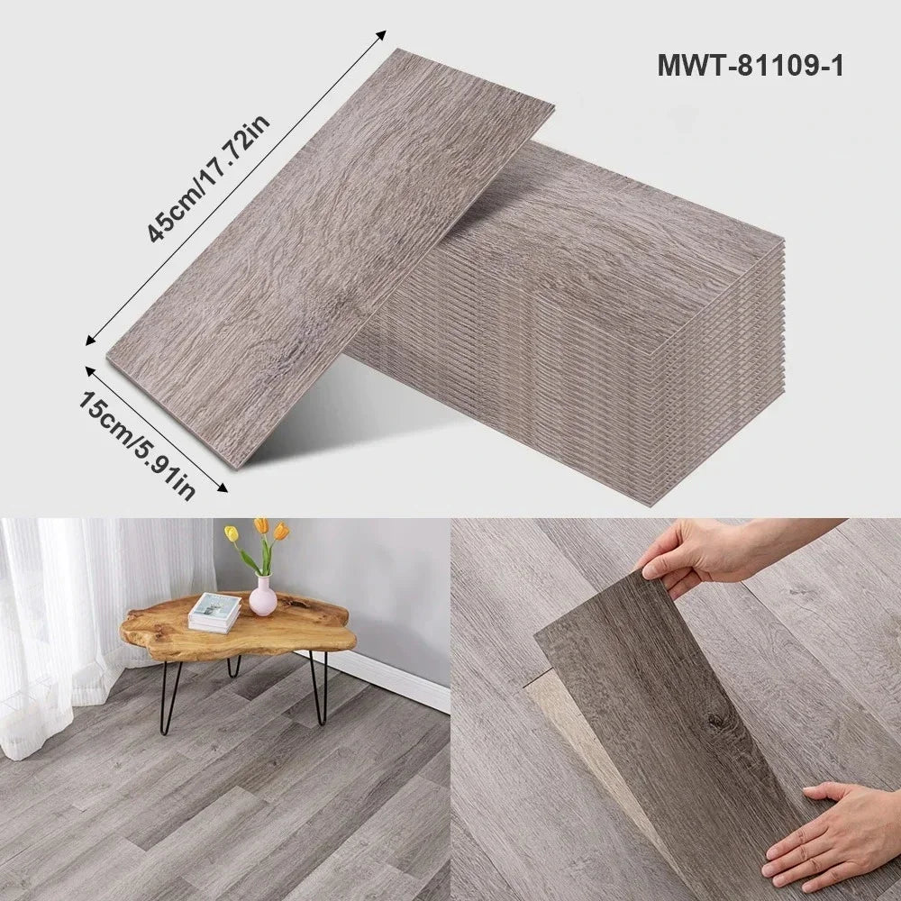 Dan San Va Dan Tuong Van Go Hien Dai 45x15 Cm PVC Ben