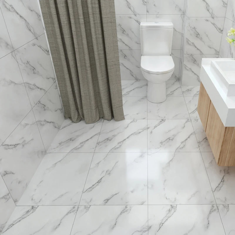 Dan San Gach Marble Nhua PVC Chong Tham Tu Dinh 3D Nha