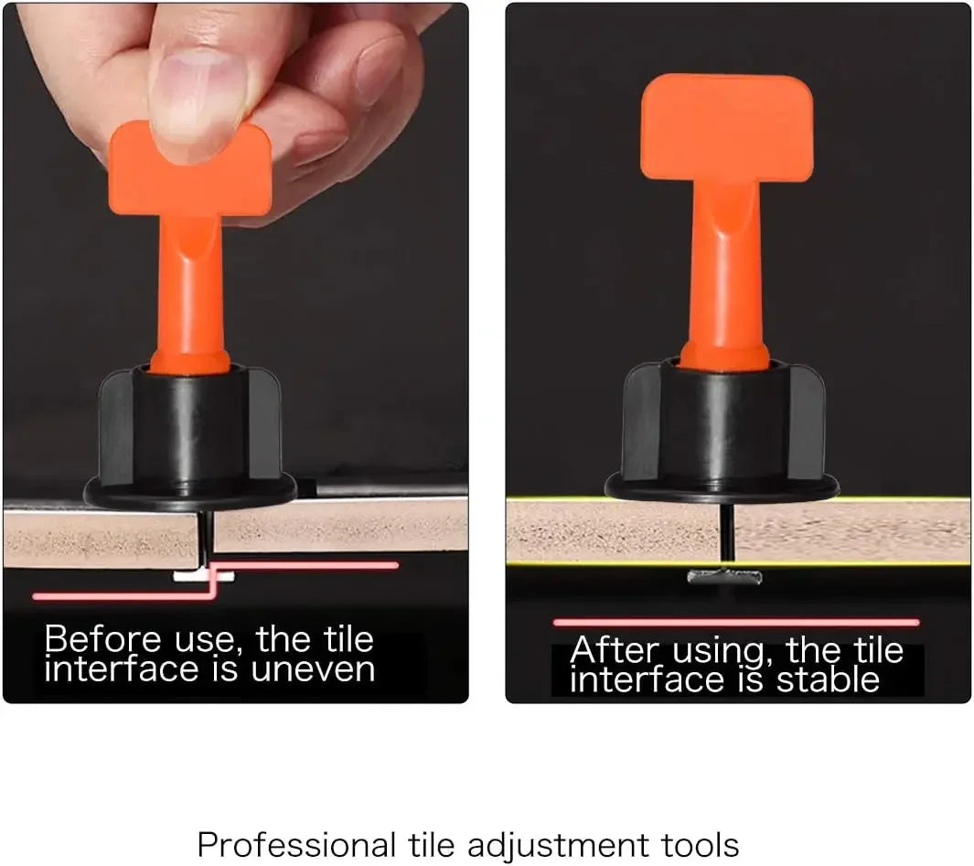 51-204Pcs Tile Leveling System for Tile Laying Level Wedges Alignment Spacers for Leveler Locator Spacers Plier Flooring Wall