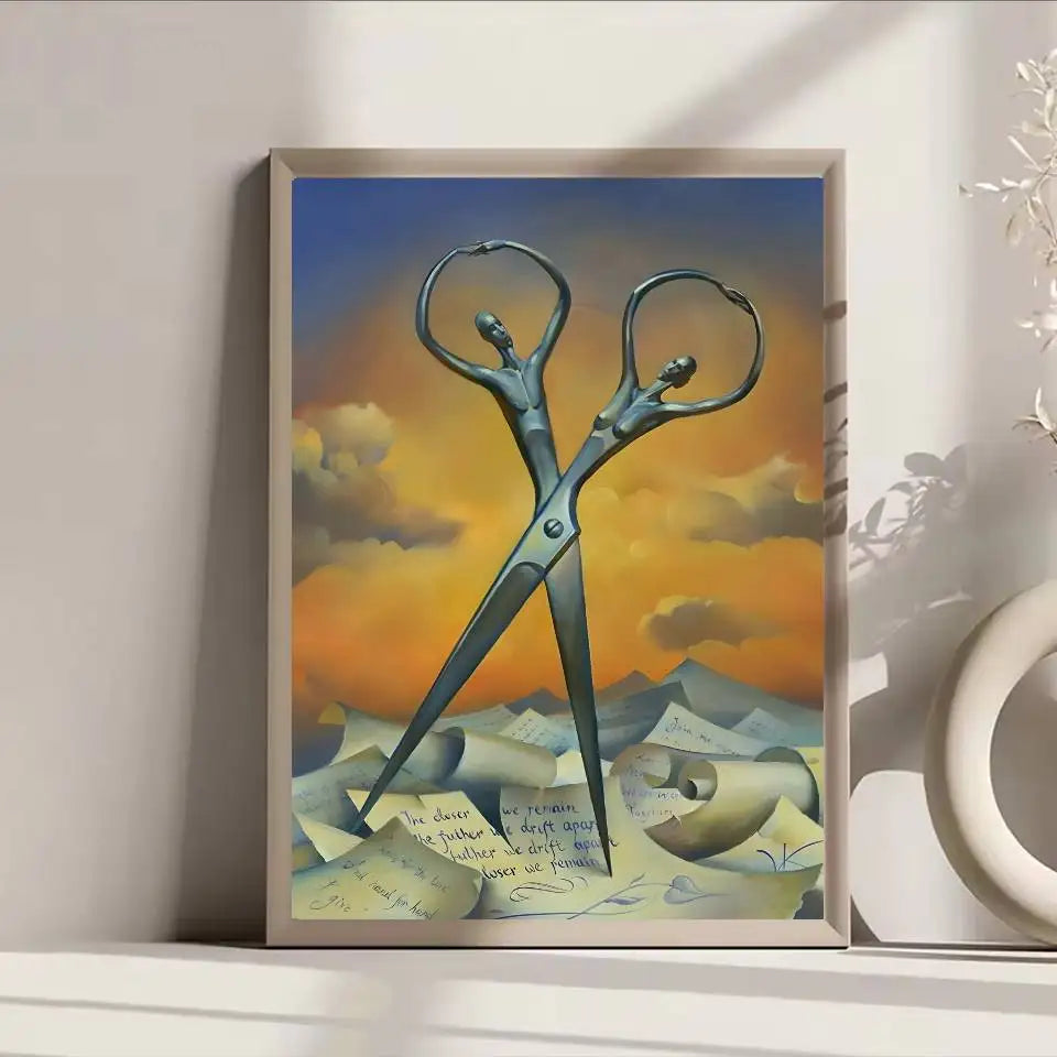 Tranh Surrealism Salvador Dali Poster Dan Tuong Chiu Nuoc