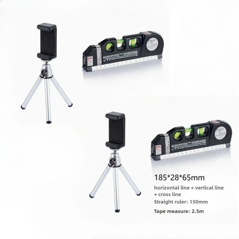 Máy Mức Laser Đo 4 Trong 1 Tự Cân Bằng Đường Chéo Cho Mộc