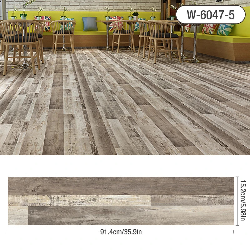 3D Dán Sàn Gỗ Vân Dày Tự Dính Chống Thấm Trang Trí Nhà