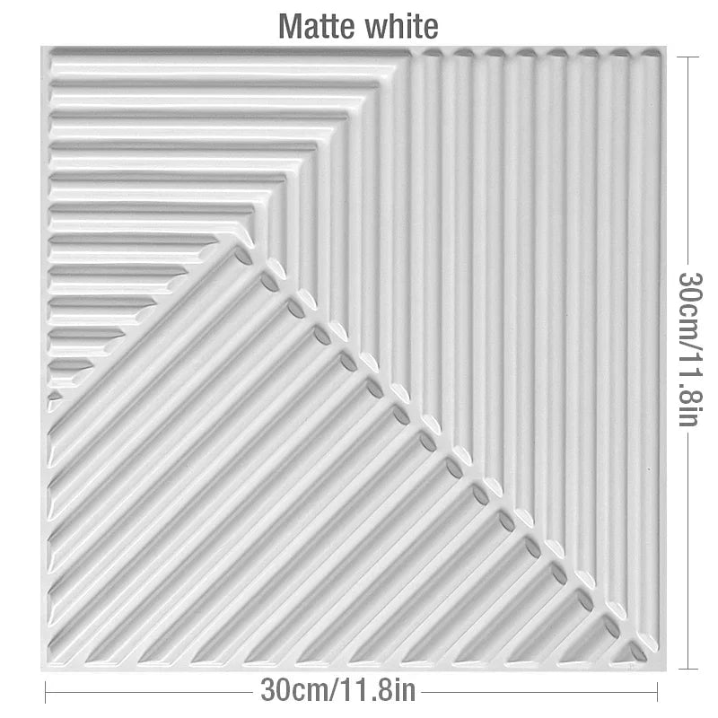30x30cm 3D wall sticker decorative ceiling living room Wood grain wallpaper waterproof 3D Wall panel mold bathroom kitchen Hotel