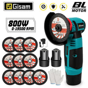 Máy Mài Góc Không Dây 12V Động Cơ Không Chổi Than 2000mAh