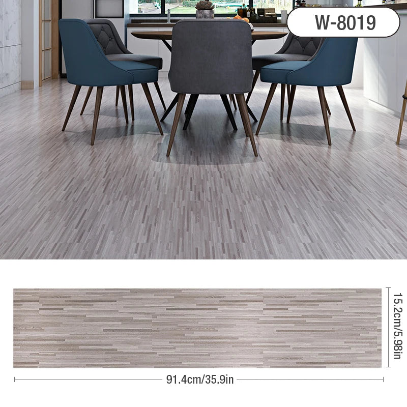 3D Dán Sàn Gỗ Vân Dày Tự Dính Chống Thấm Trang Trí Nhà