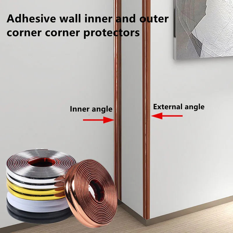 Nẹp Góc Tường Dán Keo 2m PVC Chống Va Đập Chống Thấm