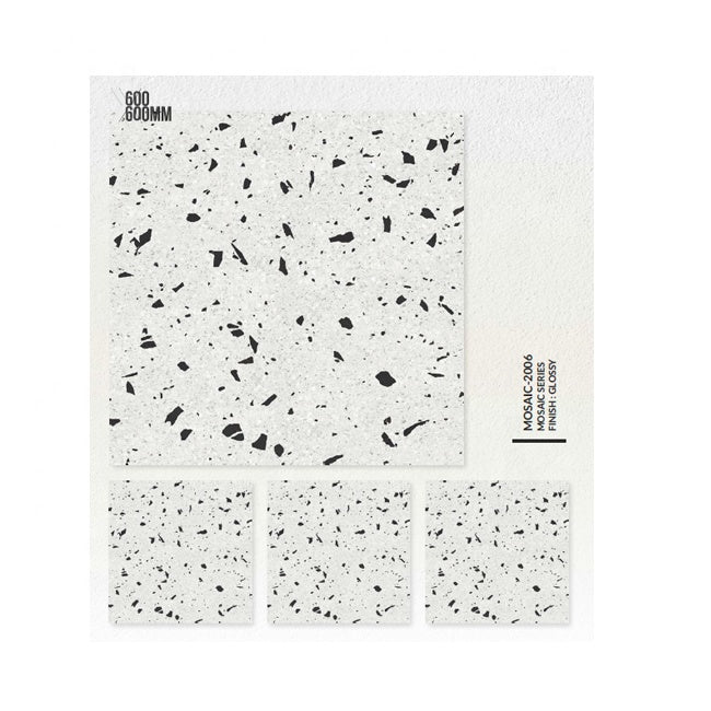 Gạch Mosaic Nội Thất Tráng Men Gốm Sứ Porcelain Đồng Chất Terrazzo Gạch Ốp Tường/Lát Sàn cho Bếp, Phòng Tắm, Văn Phòng, Cửa Hàng Chất Lượng Xuất Khẩu