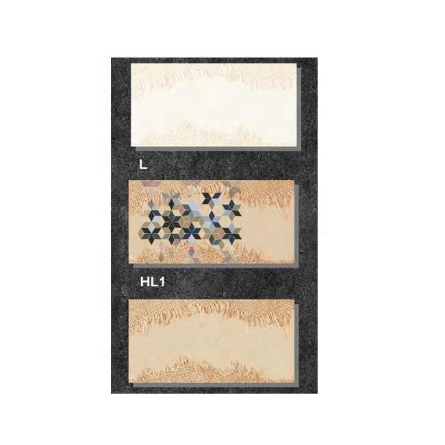 Modern Style Flower Pattern Brown Ceramic Wall Tiles for Indoor Living Rooms Kitchen Bathroom Firebrick for Interior Use