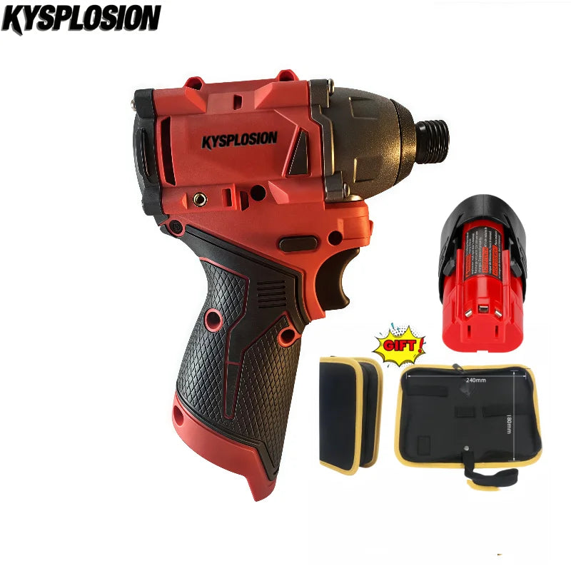 Bộ Tua Vít Không Dây 12V Không Chổi Than Kèm Khoan Mil M12