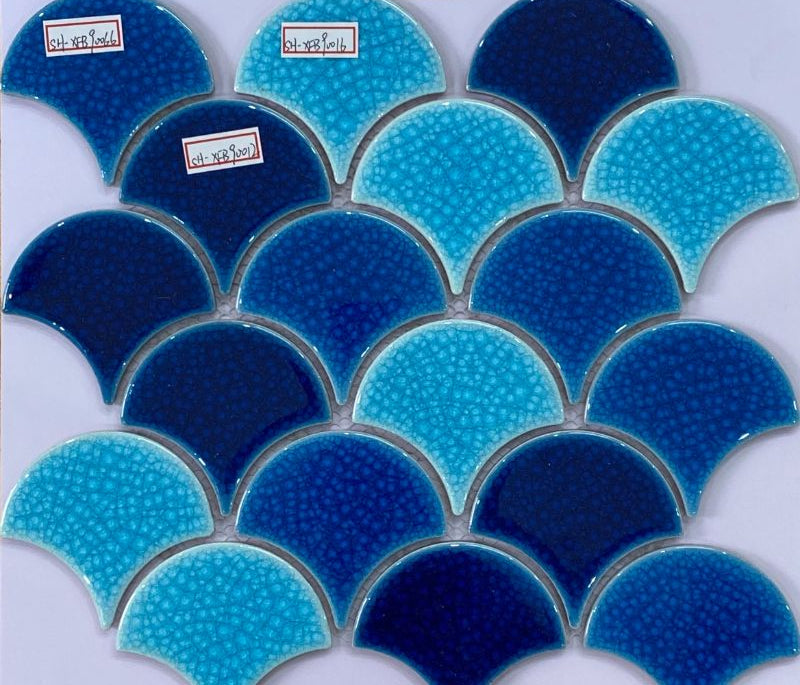 Gạch Mosaic Vảy Cá Rạn 2 lớp MHF 29