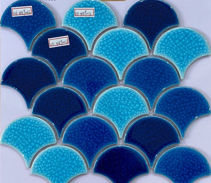 Gạch Mosaic Vảy Cá Rạn 2 lớp MHF 29