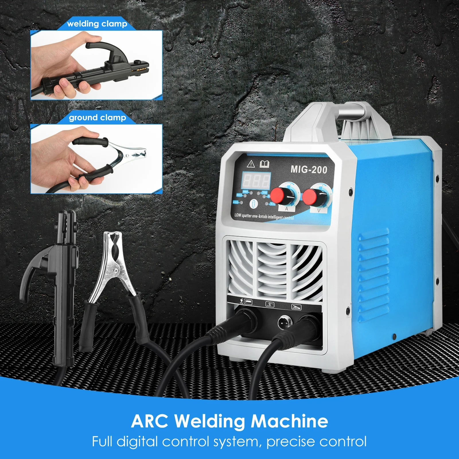 Máy Hàn 3 Trong 1 Arc Mig Tig Di Động IGBT MMA Cao Cấp