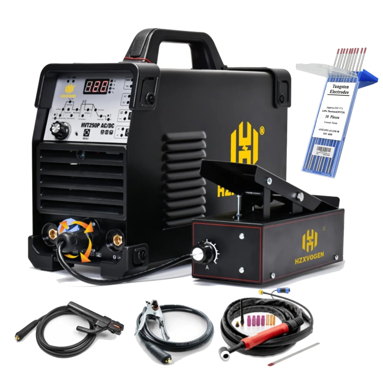 Máy Hàn Tig 4 Trong 1 HZXVOGEN 200A ACDC Pulse HVT250P