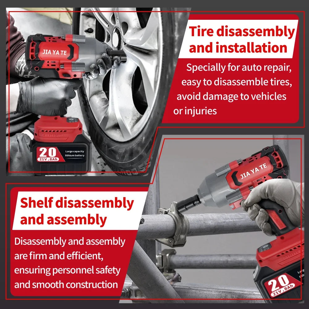Impact Wrench Không Dây 850Nm 21V Dụng Cụ Sửa Ô Tô Makita