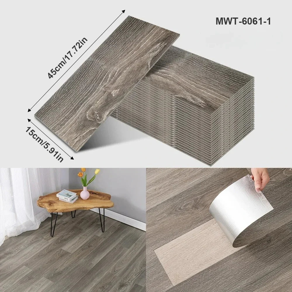 Dan San Va Dan Tuong Van Go Hien Dai 45x15 Cm PVC Ben