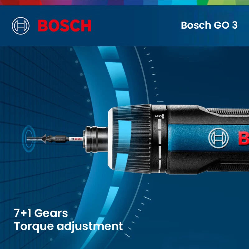 Bosch GO 3 Bộ Vít Điện Không Dây 3,6V 5Nm Đa Chức Năng