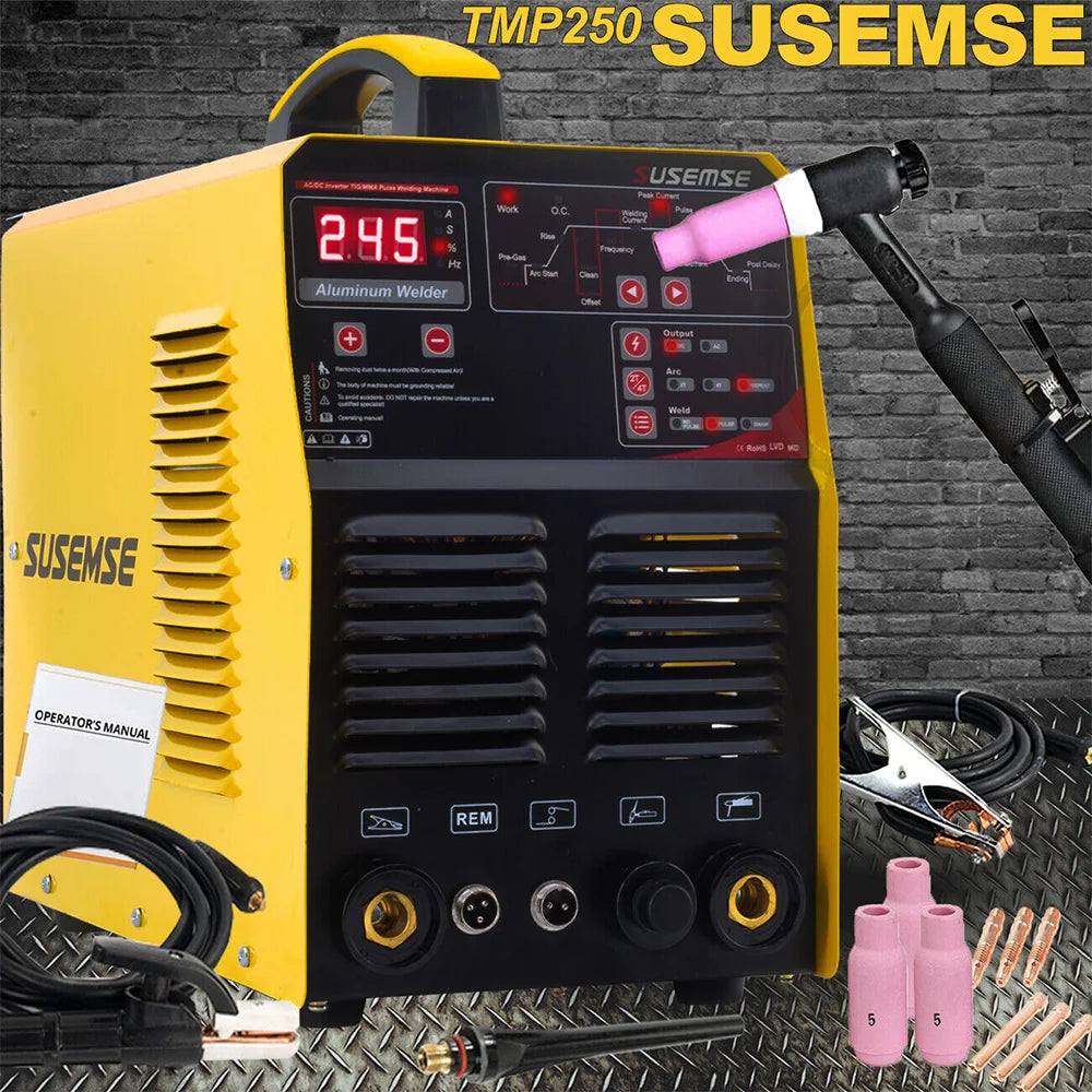 Máy Hàn TIG TMP250 AC DC 250A Xung Đa Nguồn 110V 220V