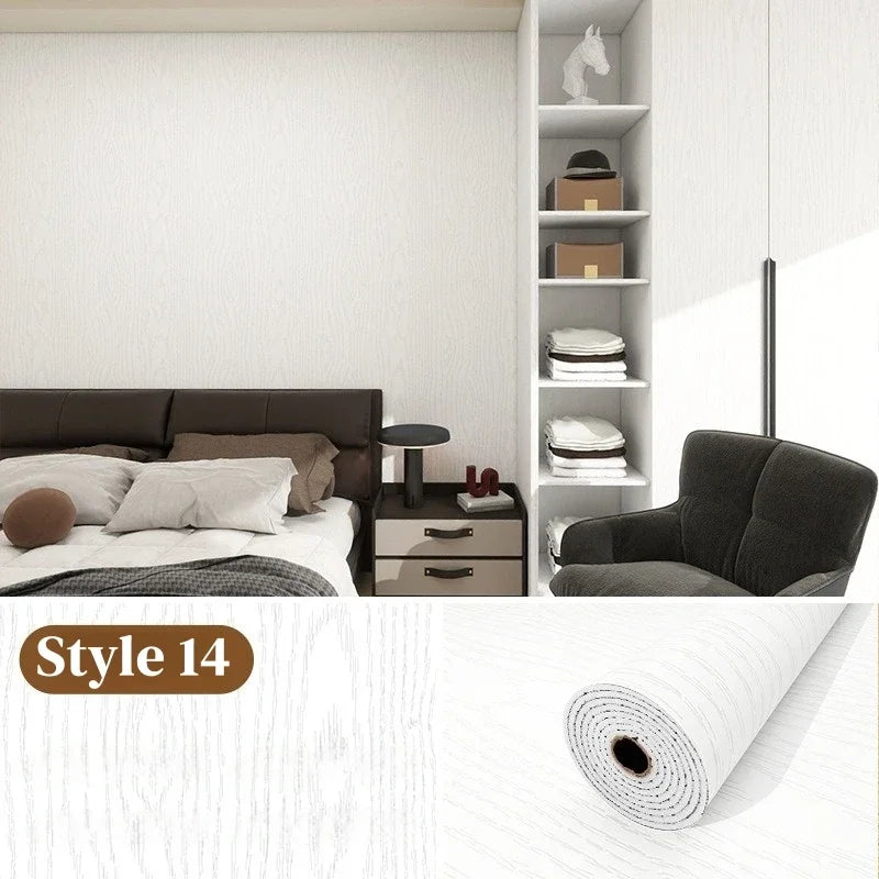 Gạch Lát Sàn Vân Gỗ Dán Dính Chống Thấm PVC 40cm 10m