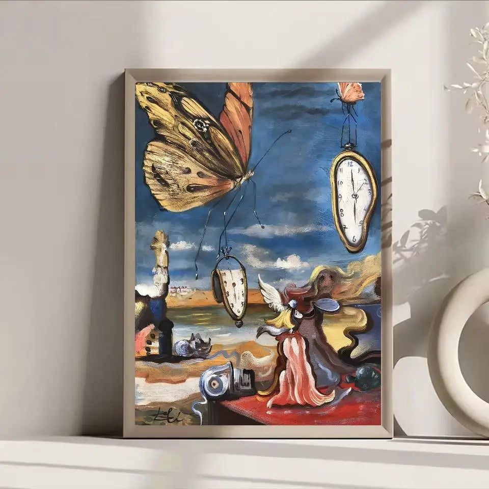 Tranh Surrealism Salvador Dali Poster Dan Tuong Chiu Nuoc
