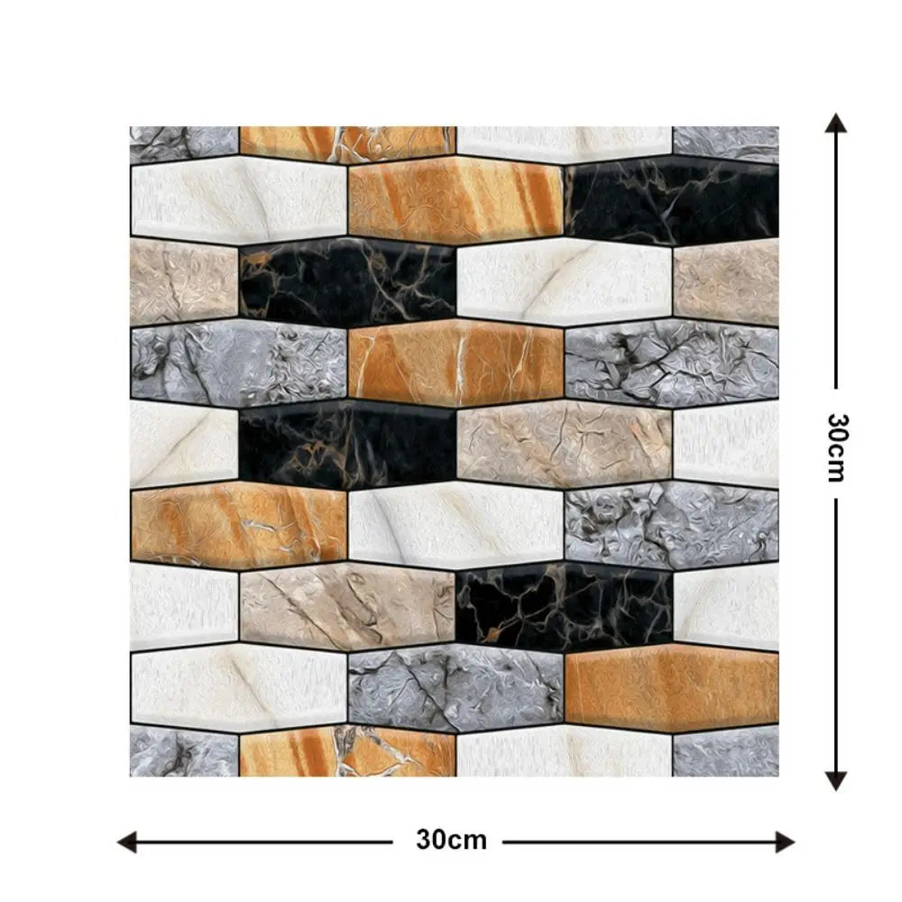 Bedroom DIY Antibacterial Waterproof Brick Design Stereoscopic 3D Wallpaper Background Wallpaper Wall Decal For Wall Decoration