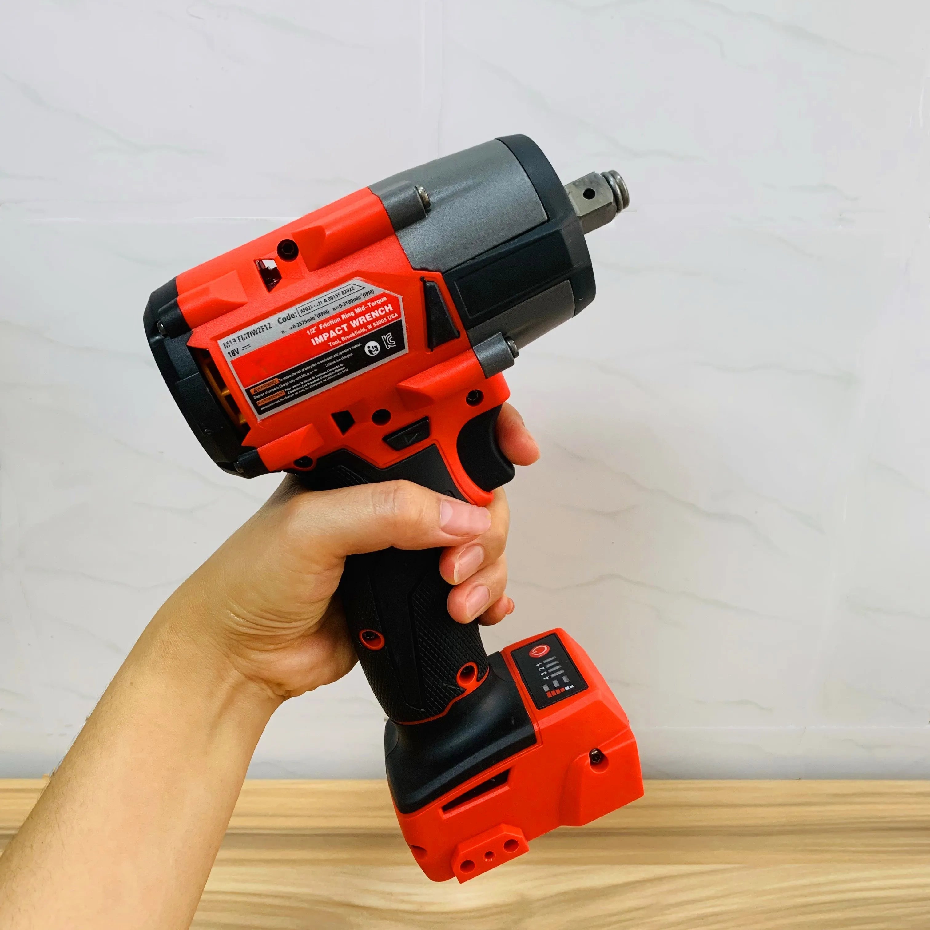 Impact Wrench Khong Day 18V Brushless 600Nm Cho O To Xe May