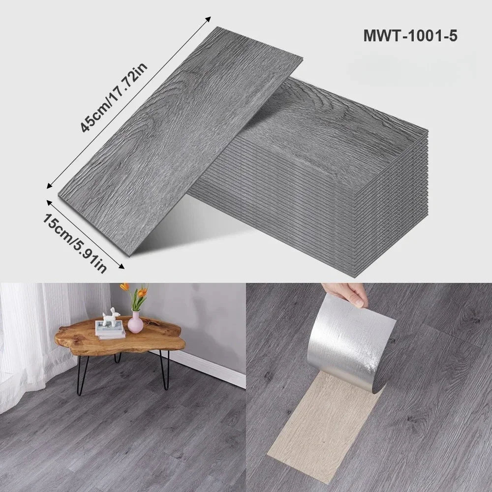 Dan San Va Dan Tuong Van Go Hien Dai 45x15 Cm PVC Ben