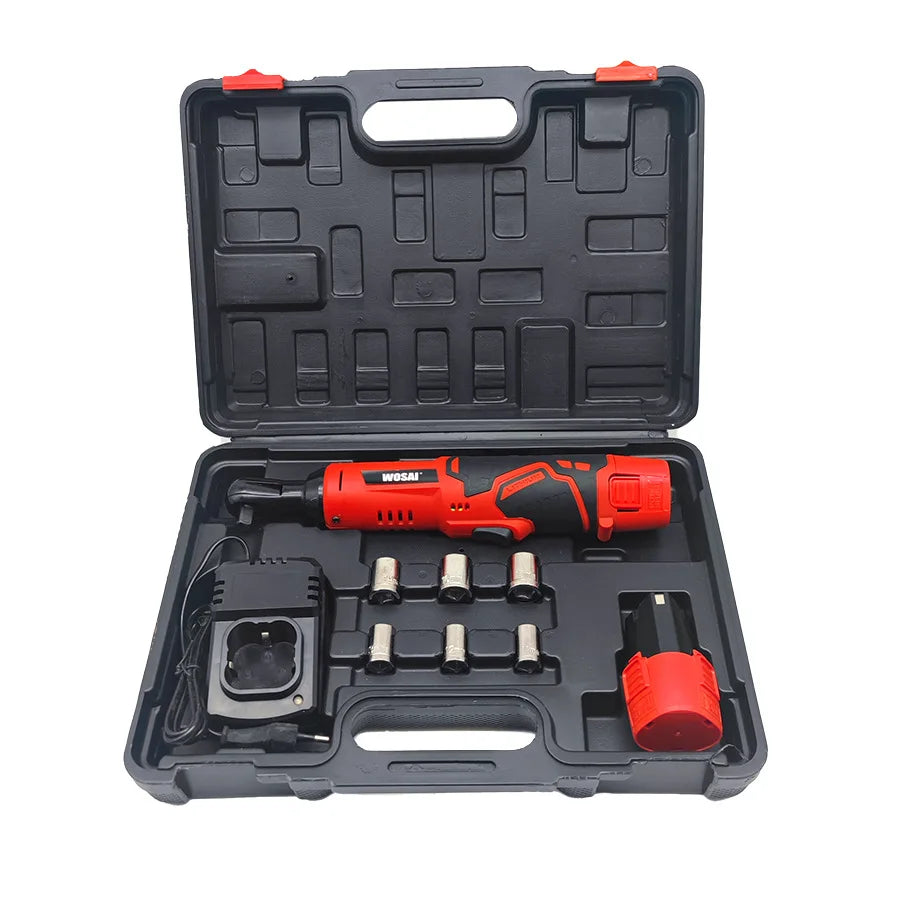 Set Cờ Lê Quay Điện Không Dây 12V Mini Linh Hoạt Đảo Chiều