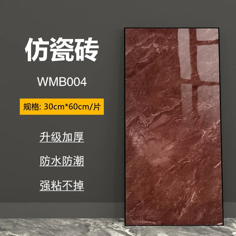 Dán Tường Giả Đá Marble Tự Dính Kháng Nước Phòng Tắm