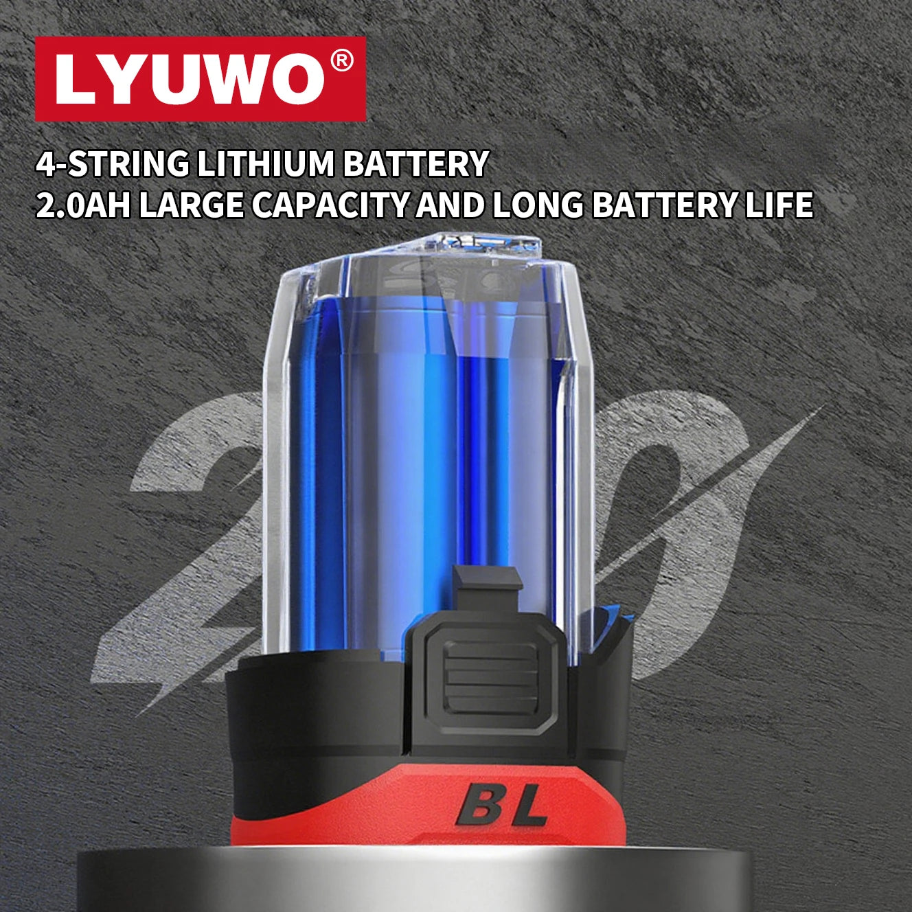 Máy Vặn Vít Không Dây LYUWO 21V Brushless LED Pin Makita