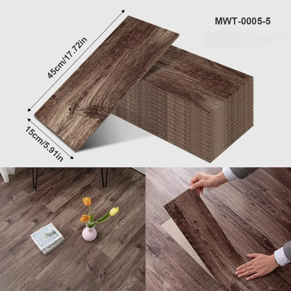 Dan San Va Dan Tuong Van Go Hien Dai 45x15 Cm PVC Ben