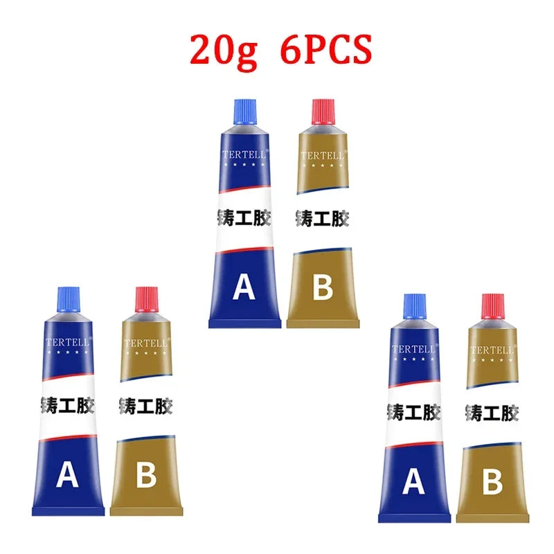 Keo Dán Kim Loại Chịu Nhiệt Cao Sửa Chữa Mối Hàn AB Glue