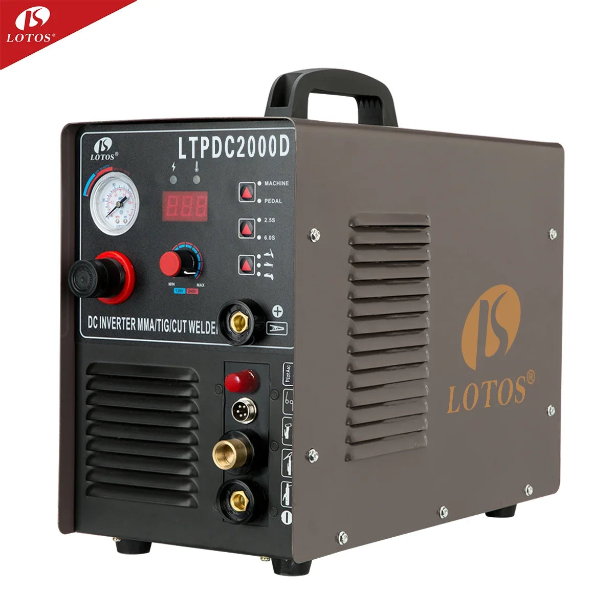 Máy Hàn Lotos LTPDC2000D Plasma 200A 3 Trong 1 Inverter 220V