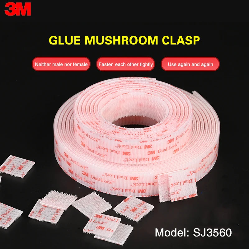 Khóa Nấm Trong Suốt 3M Sj3560 Keo Dính Loại 250 Cao Cấp